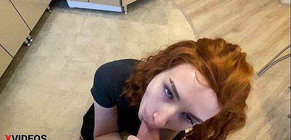  Fucked Big Ass of Red haired Girlfriend and Creampied her